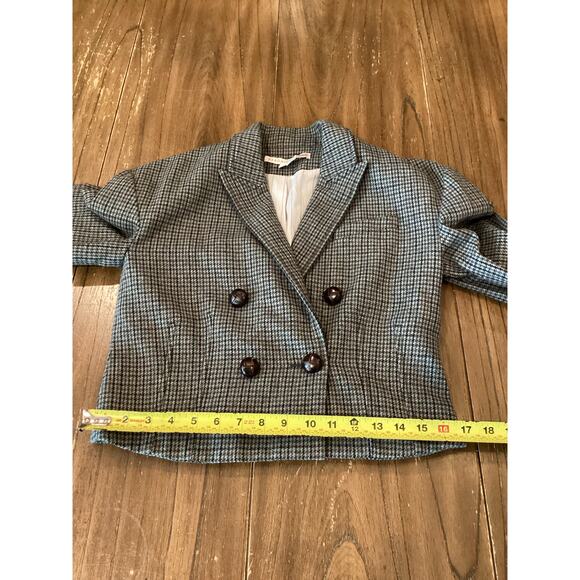 Veronica Beard SYBILLE HOUNDSTOOTH Double Breasted BLAZER JACKET size 0 - Picture 6 of 9